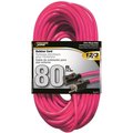 Powerzone Cord Ext Otdr 12/3X80Ft Neopnk ORN513833